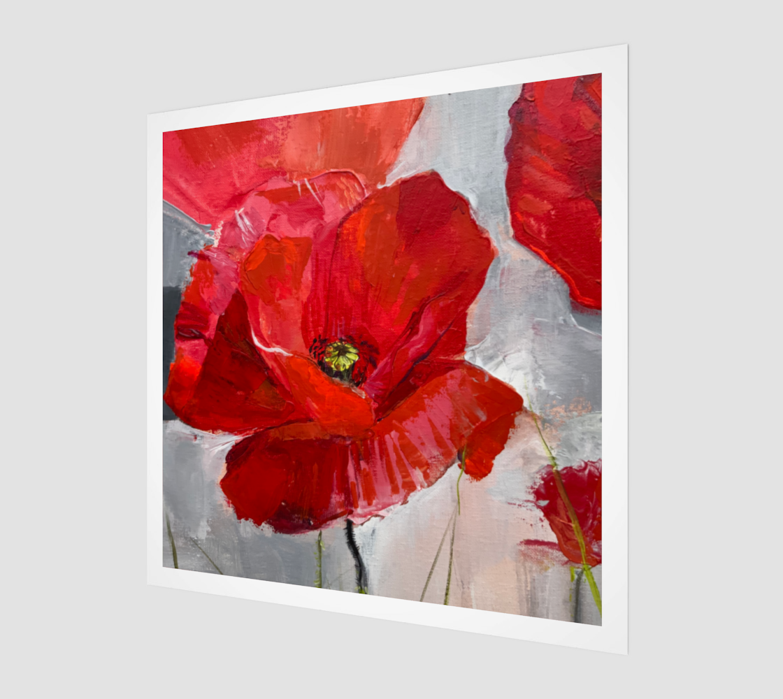 “Poppies” Series “Italian spring” Art Print