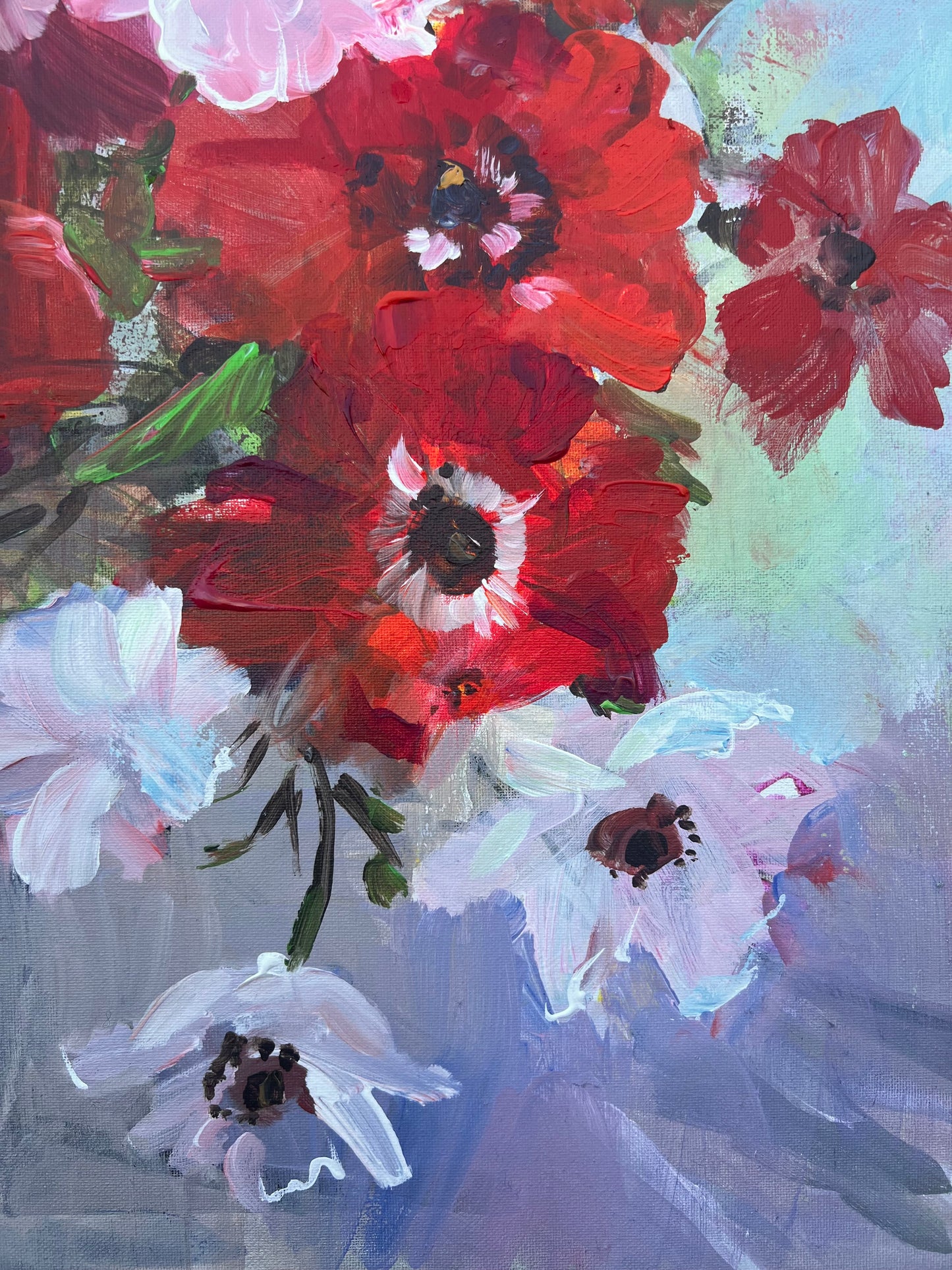 Paintings “Red anemones”