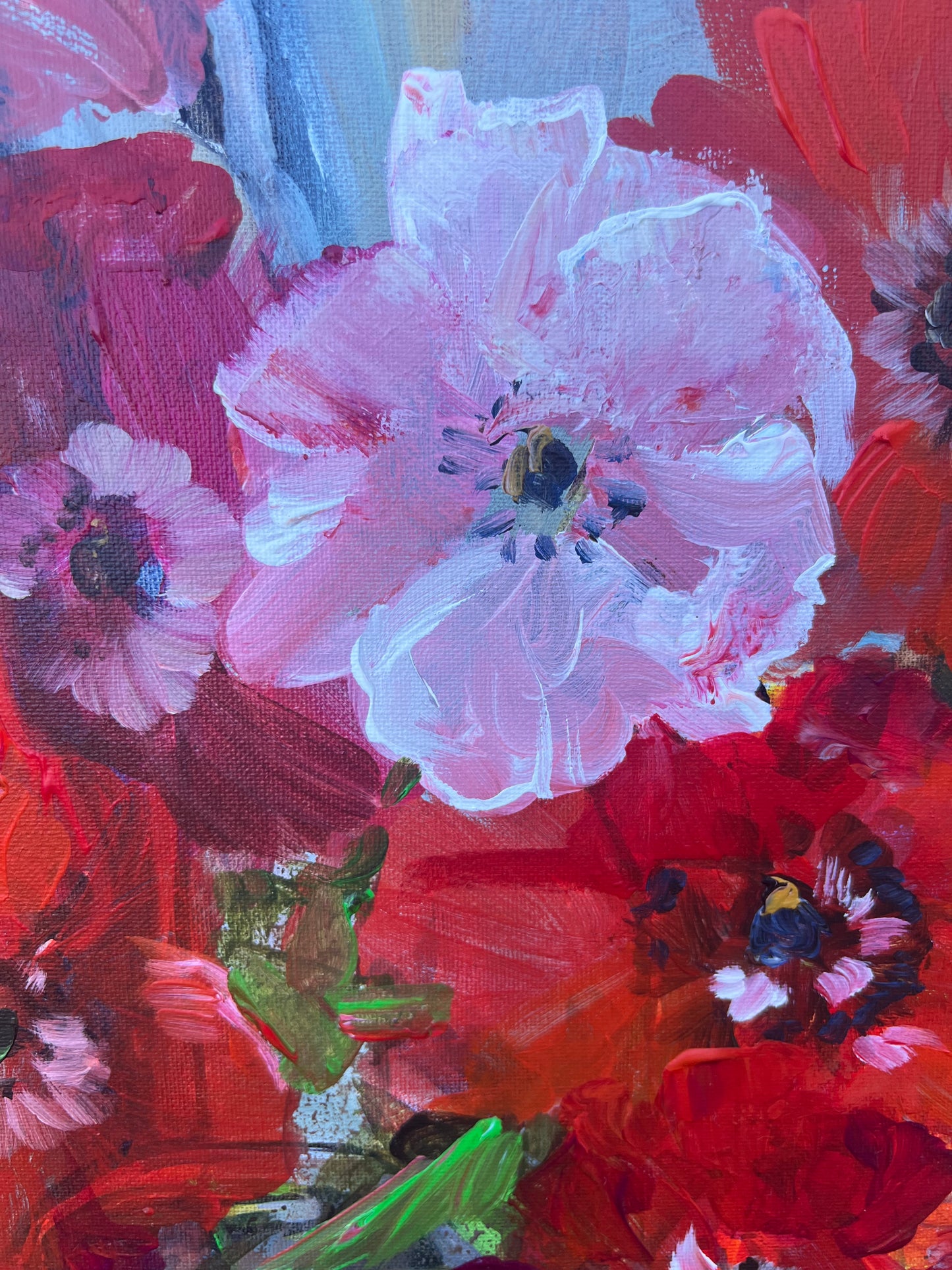 Paintings “Red anemones”