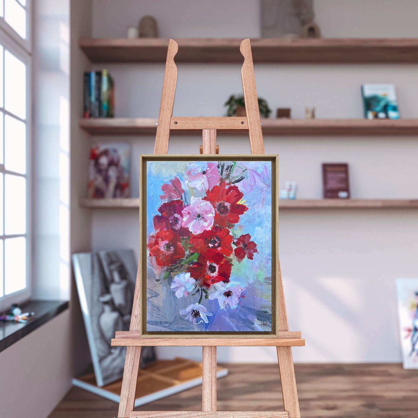 Paintings “Red anemones”