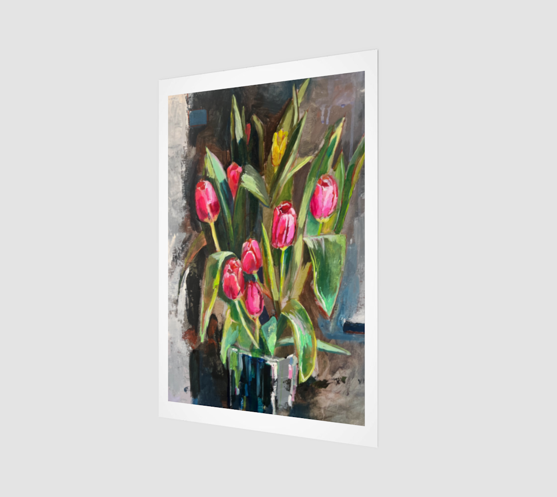 “Tulips”  Series “Italian spring” Art Print